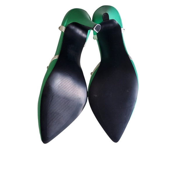 NEW IN BOX Boston Design Studios Women's Heels Studded Pumps Mint Size 8.5 - Picture 9 of 15